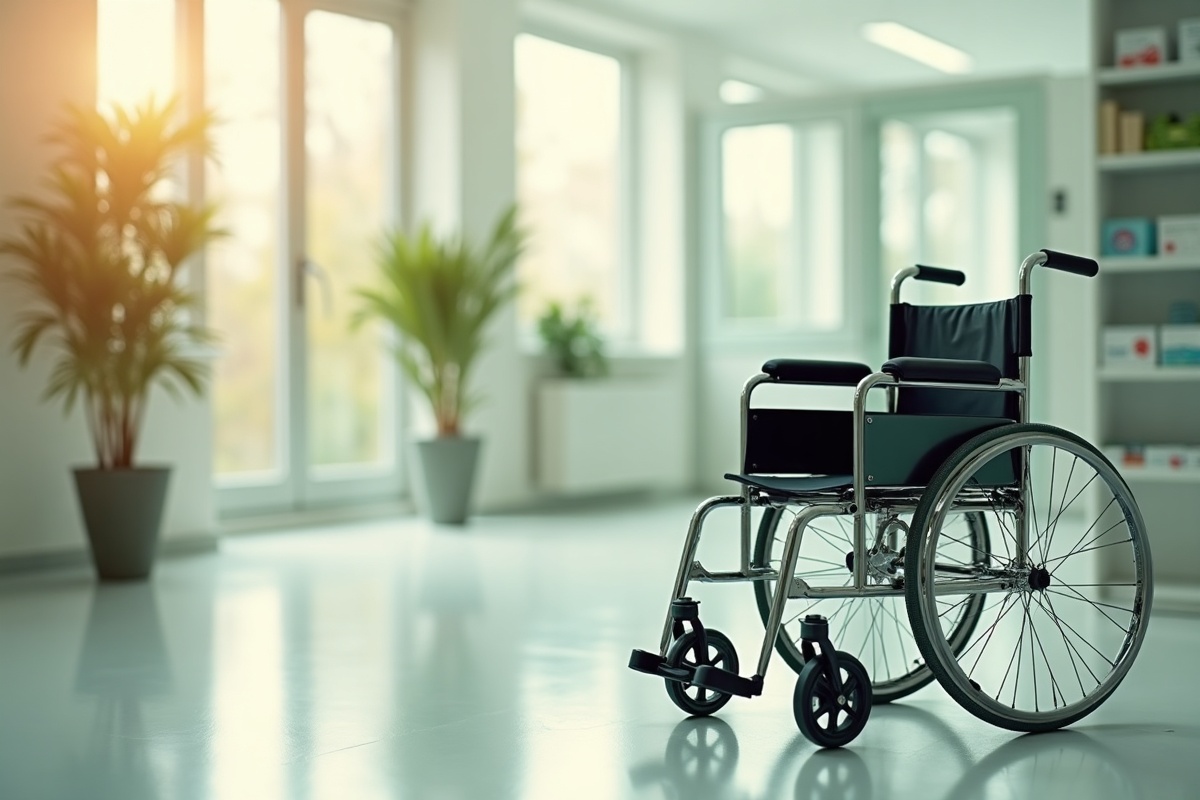 Location de fauteuil roulant à la Pharmacie des Fins Bois de Sigogne